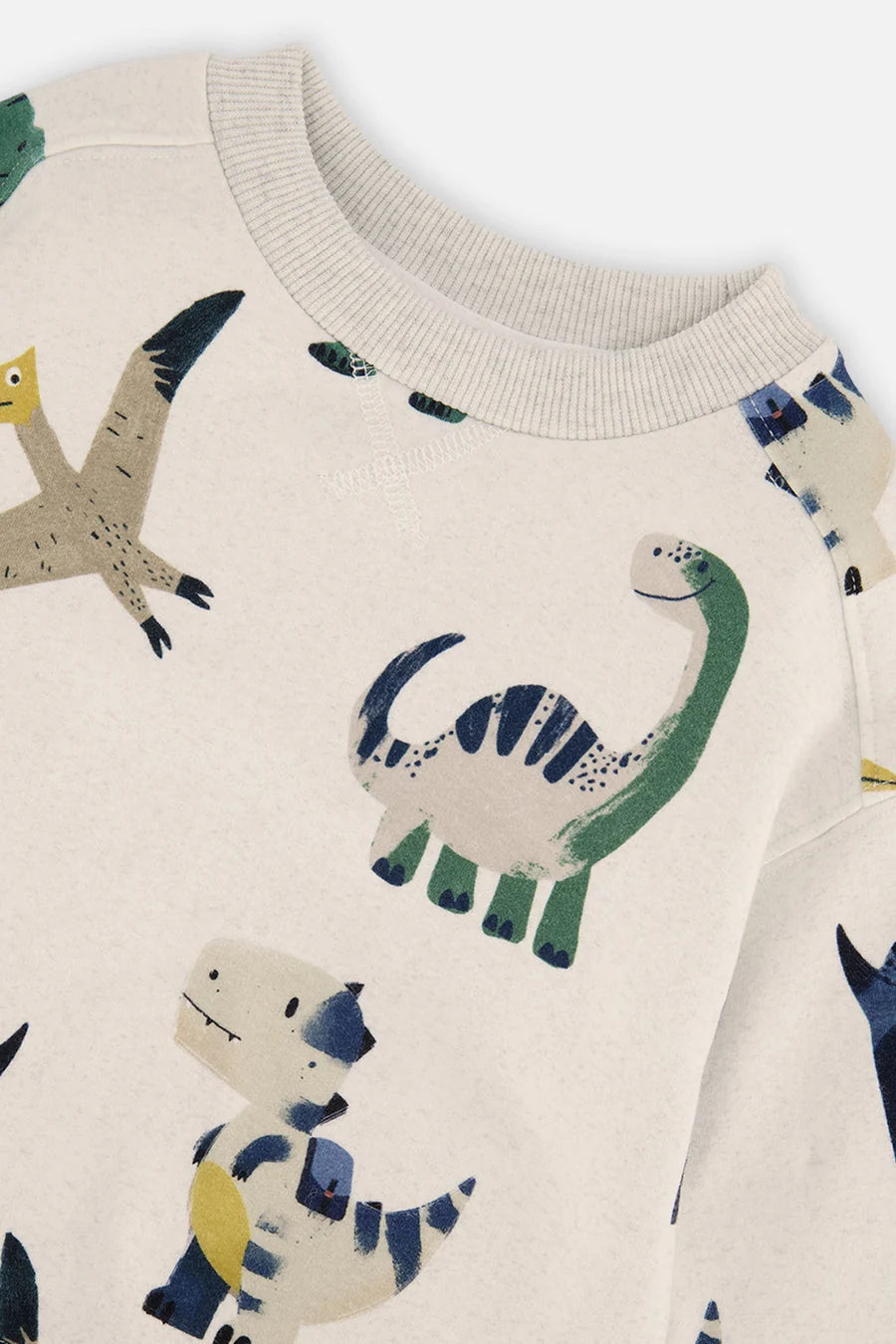 DEUX PAR DEUX - PRINTED FLEECE SWEATSHIRT