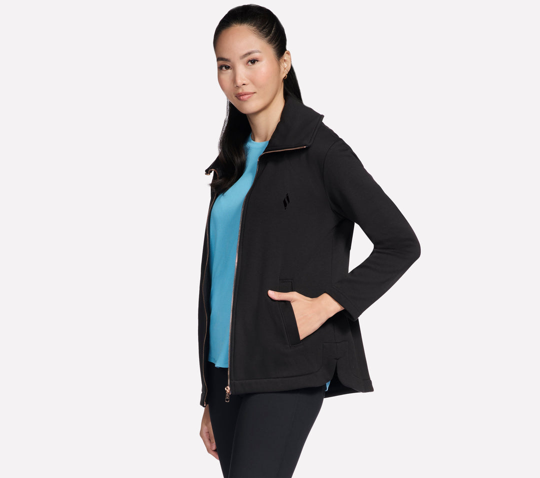 SKECHERS-  WOMEN'S GO SNUGGLE TUNIC FULL ZIP JACKET