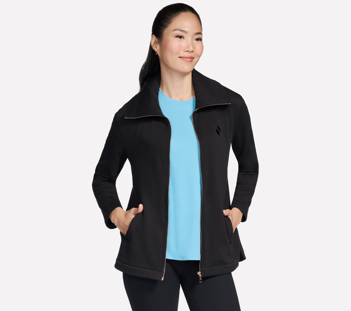 SKECHERS-  WOMEN'S GO SNUGGLE TUNIC FULL ZIP JACKET
