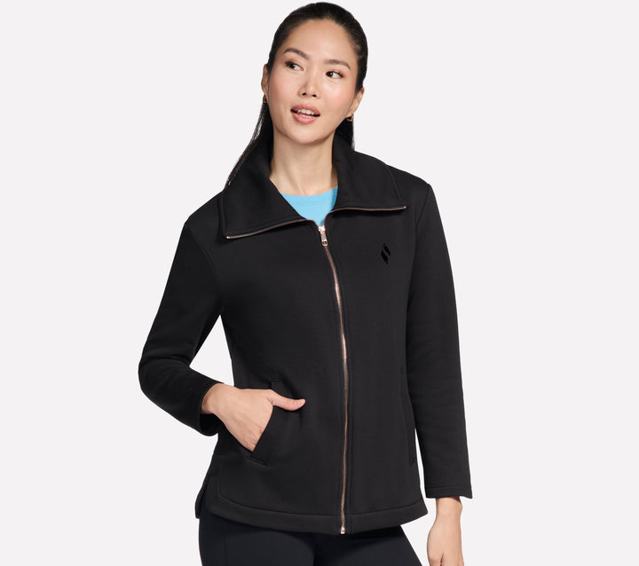 SKECHERS-  WOMEN'S GO SNUGGLE TUNIC FULL ZIP JACKET