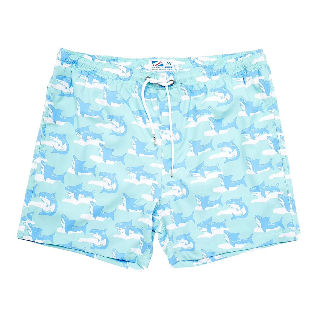 BERMIES- MEN'S JAWS SWIM TRUNKS