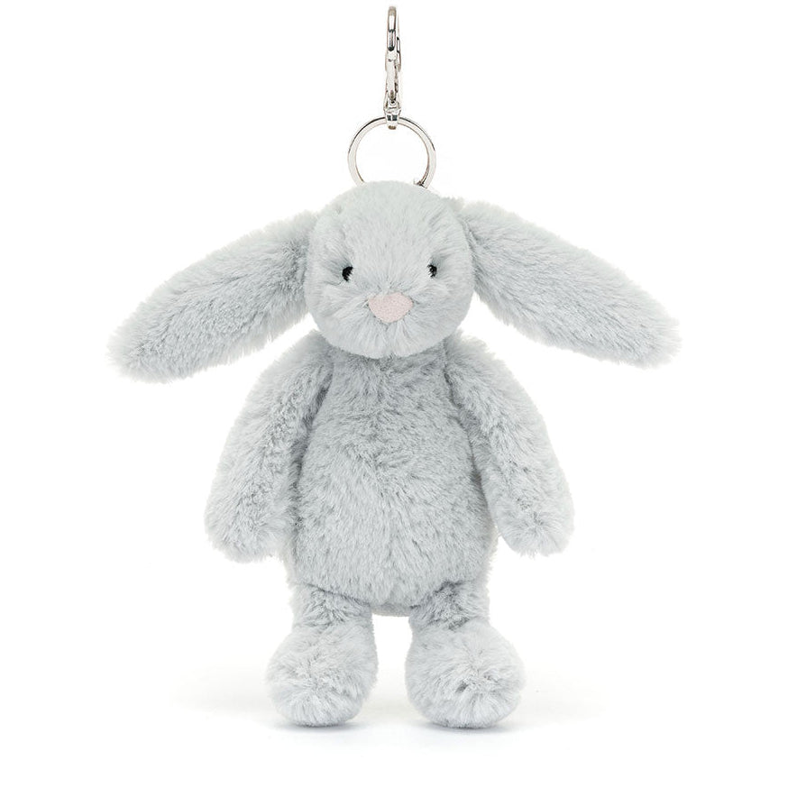 JELLYCAT - BAG CHARM SILVER BUNNY