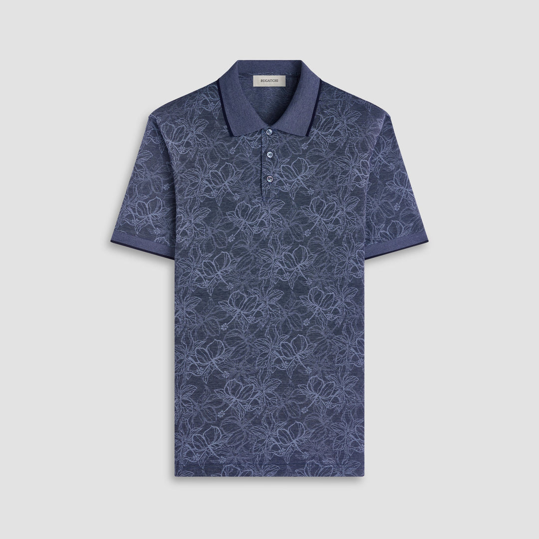 BUGATCHI - S/S THREE BUTTON POLO JF2007F17