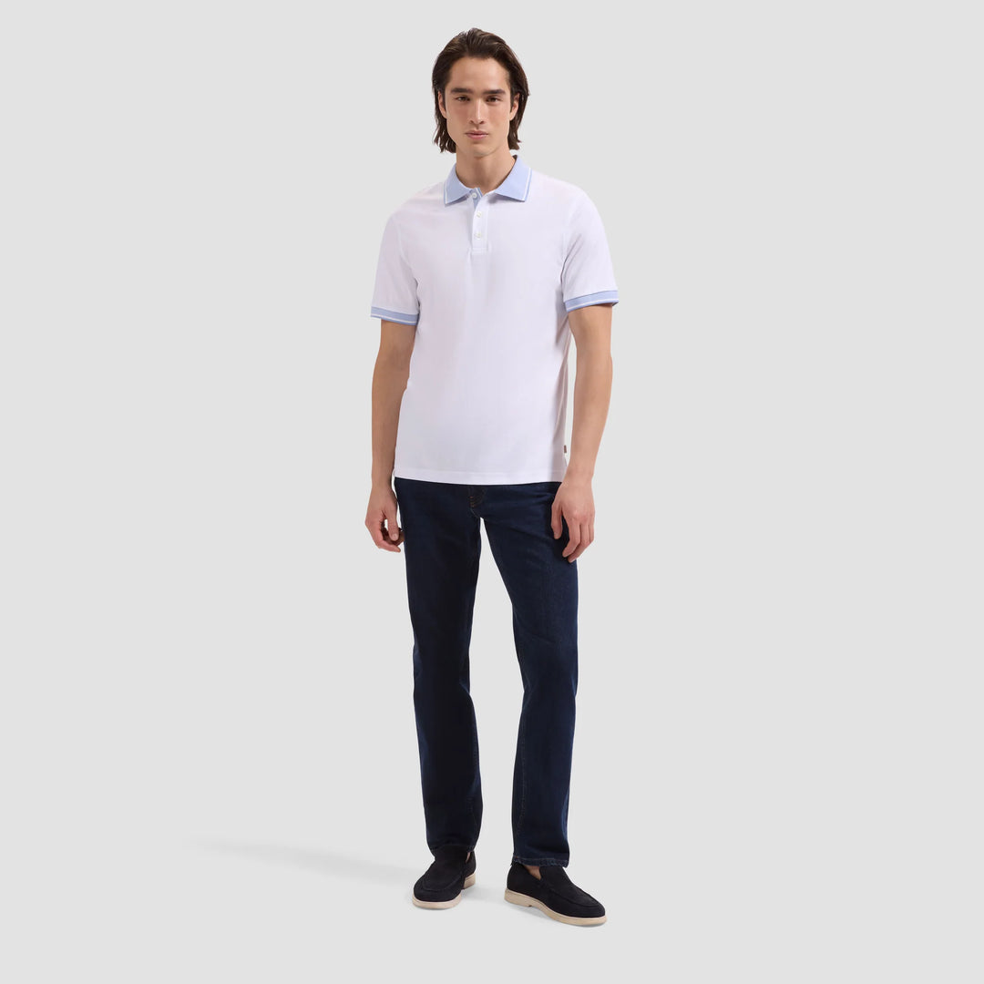 BUGATCHI - S/S THREE BUTTON POLO JF2050F12