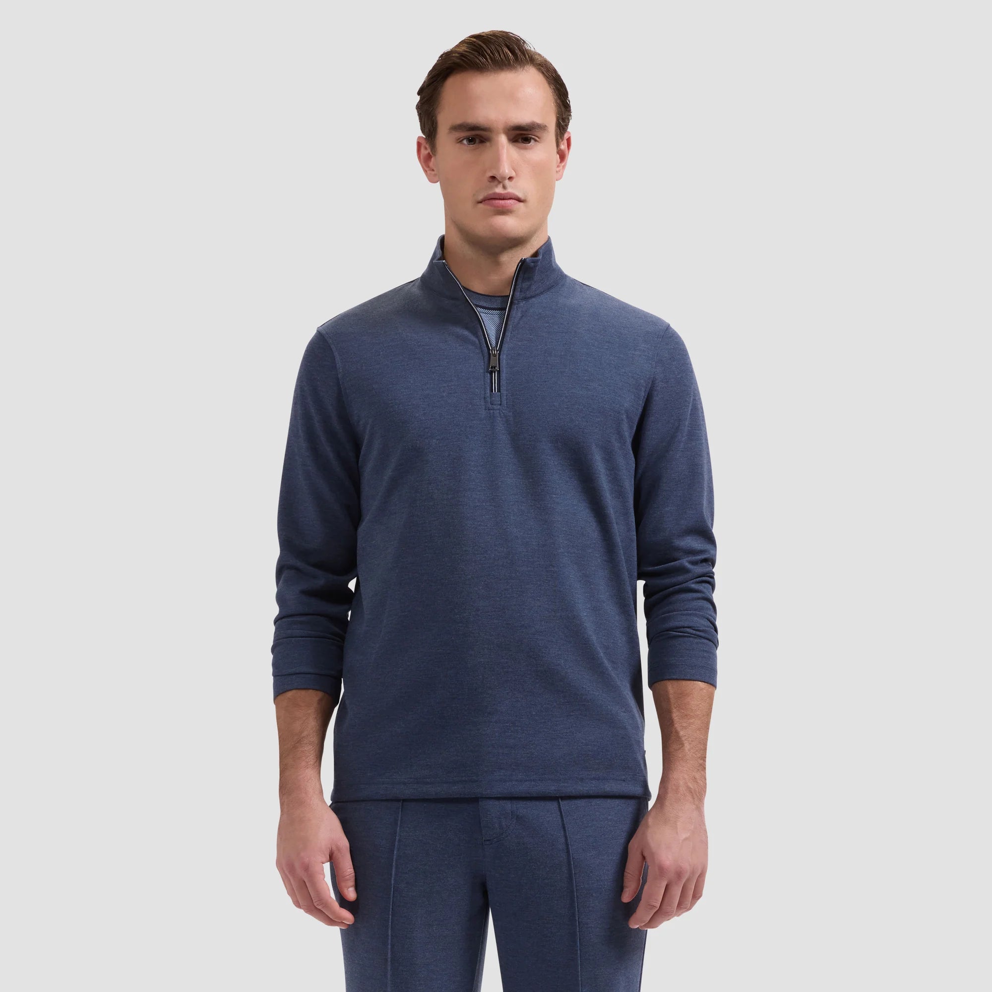 BUGATCHI - L/S QUARTER ZIP KNIT JF2425K88