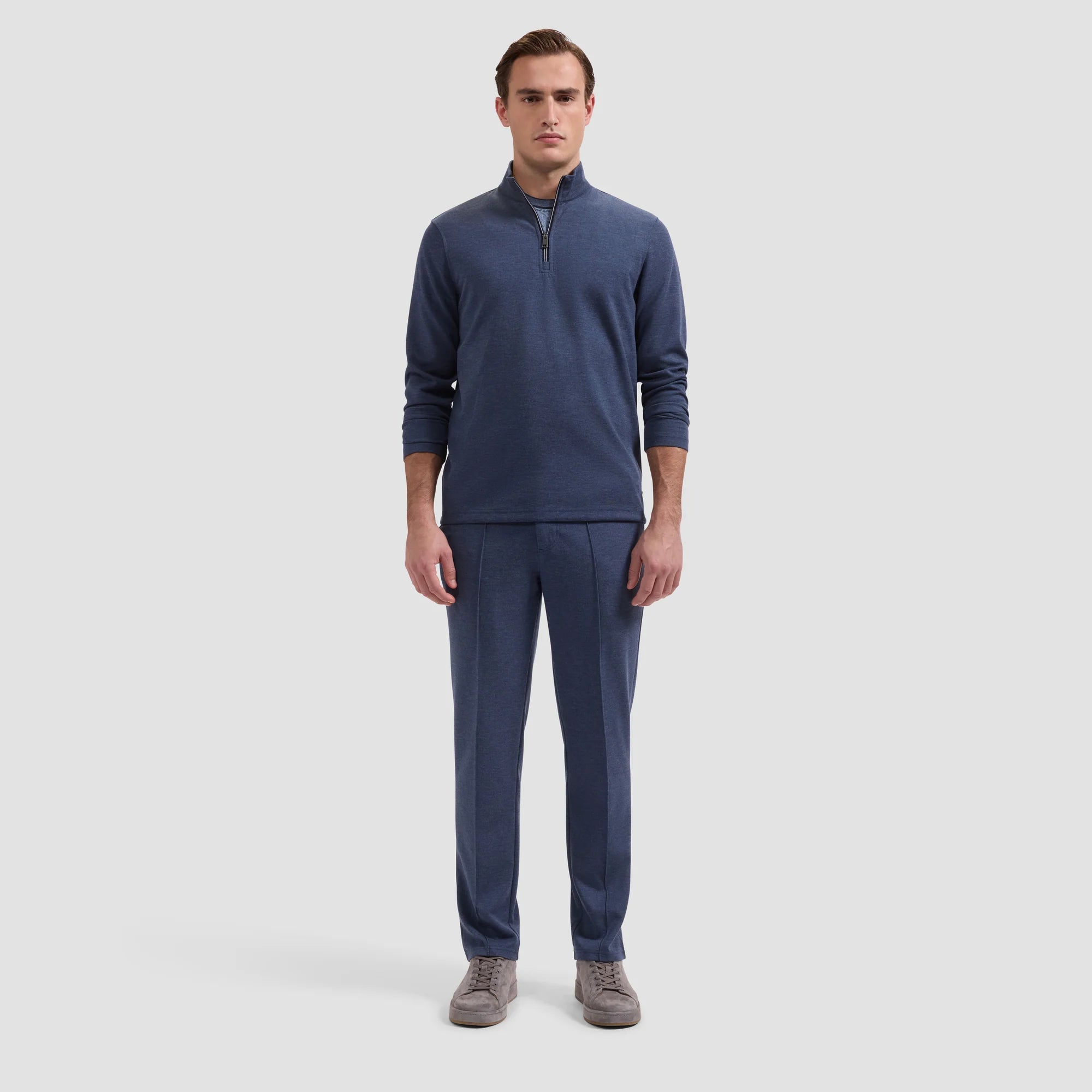 BUGATCHI - L/S QUARTER ZIP KNIT JF2425K88