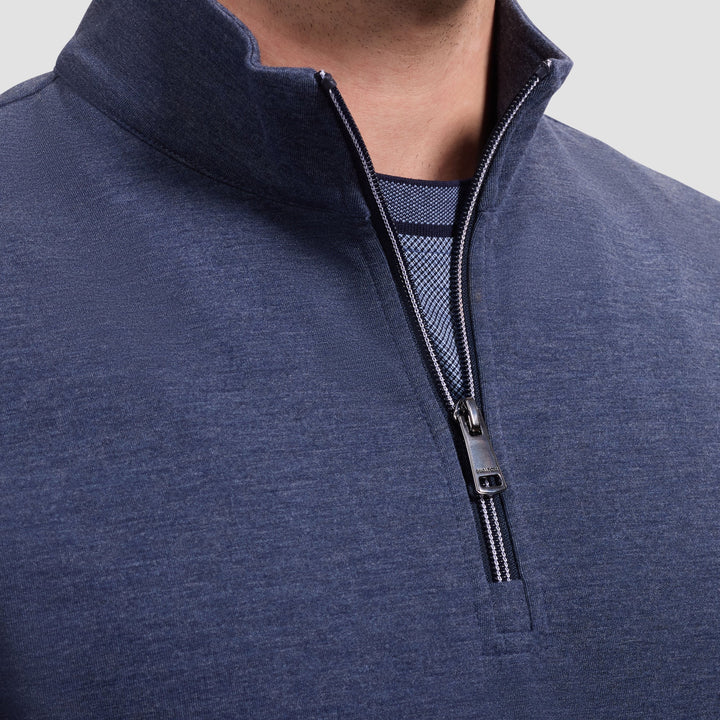 BUGATCHI - L/S QUARTER ZIP KNIT JF2425K88