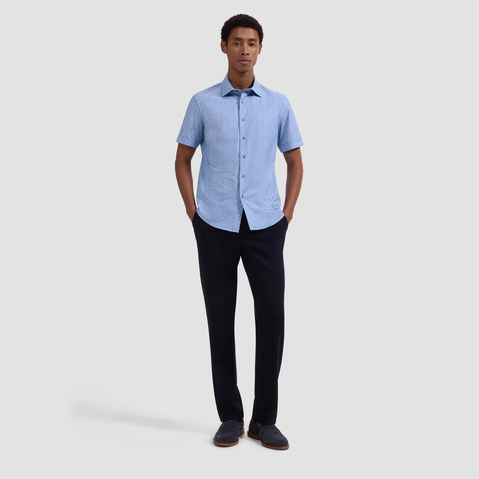 BUGATCHI - OOOHCOTTON MILES SS SHIRT JF9201F40