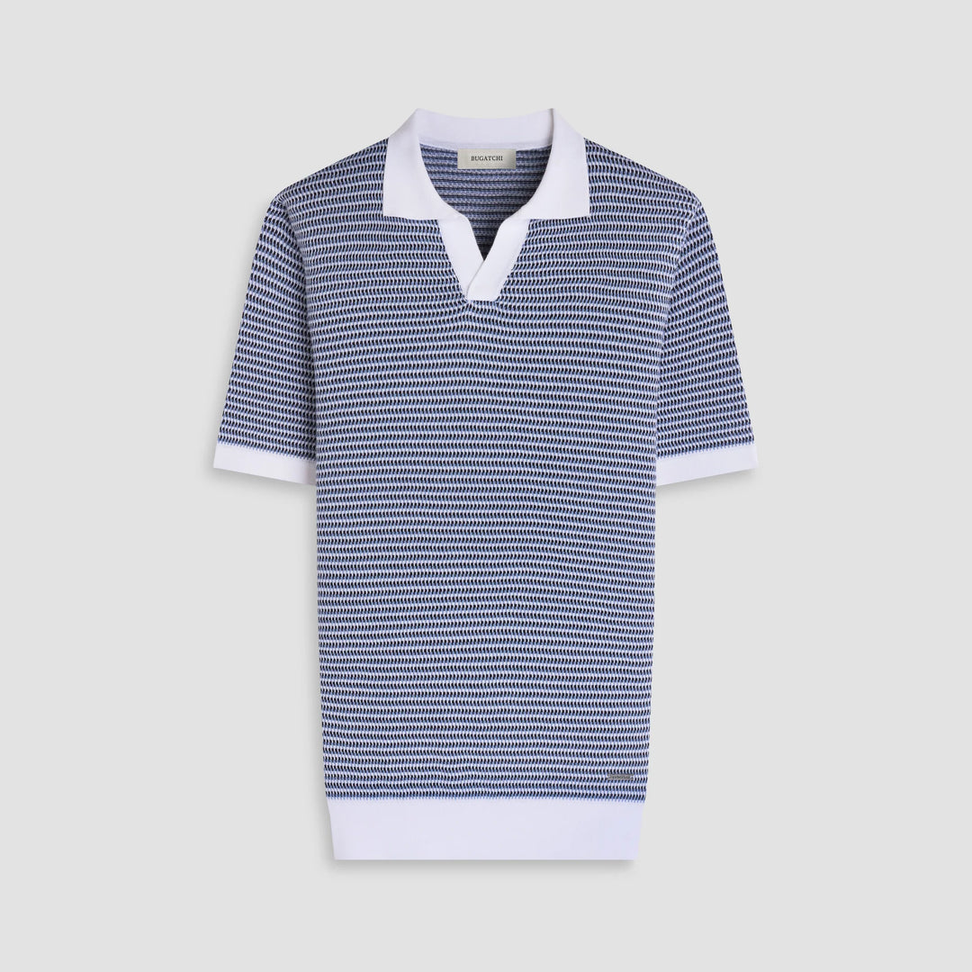 BUGATCHI - S/S JOHNNY COLLAR SWEATER JH250JC1