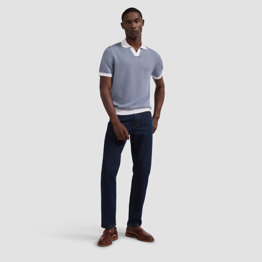 BUGATCHI - S/S JOHNNY COLLAR SWEATER JH250JC1