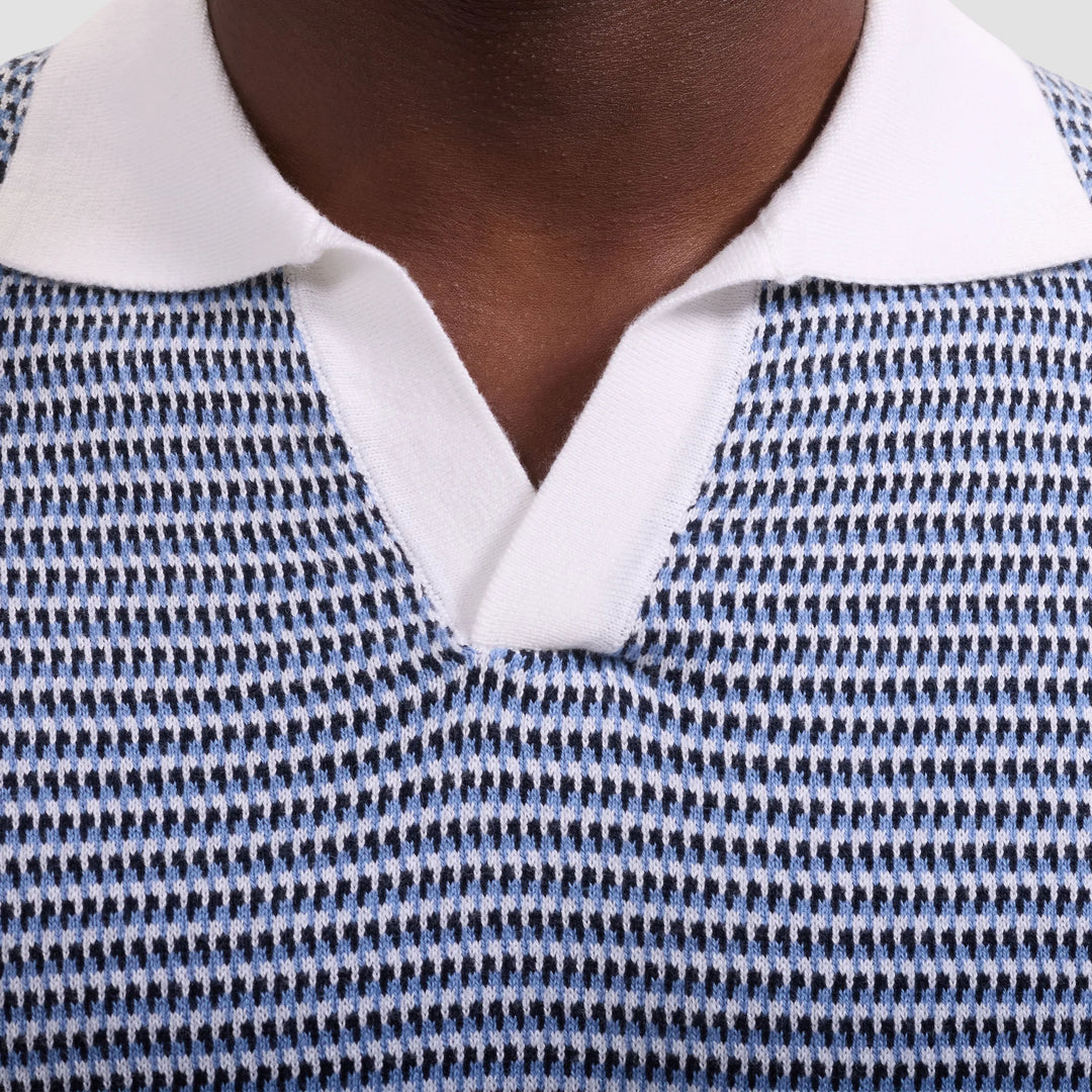 BUGATCHI - S/S JOHNNY COLLAR SWEATER JH250JC1