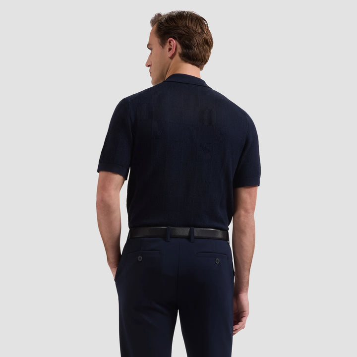 BUGATCHI - S/S 3 BUTTON POLO SWEATER JH262PO1