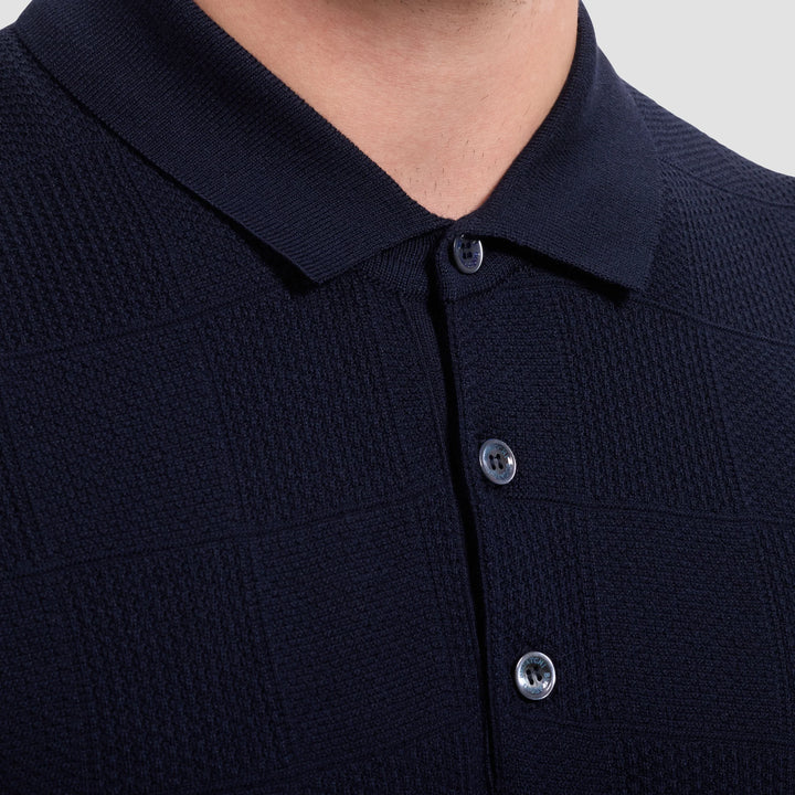 BUGATCHI - S/S 3 BUTTON POLO SWEATER JH262PO1