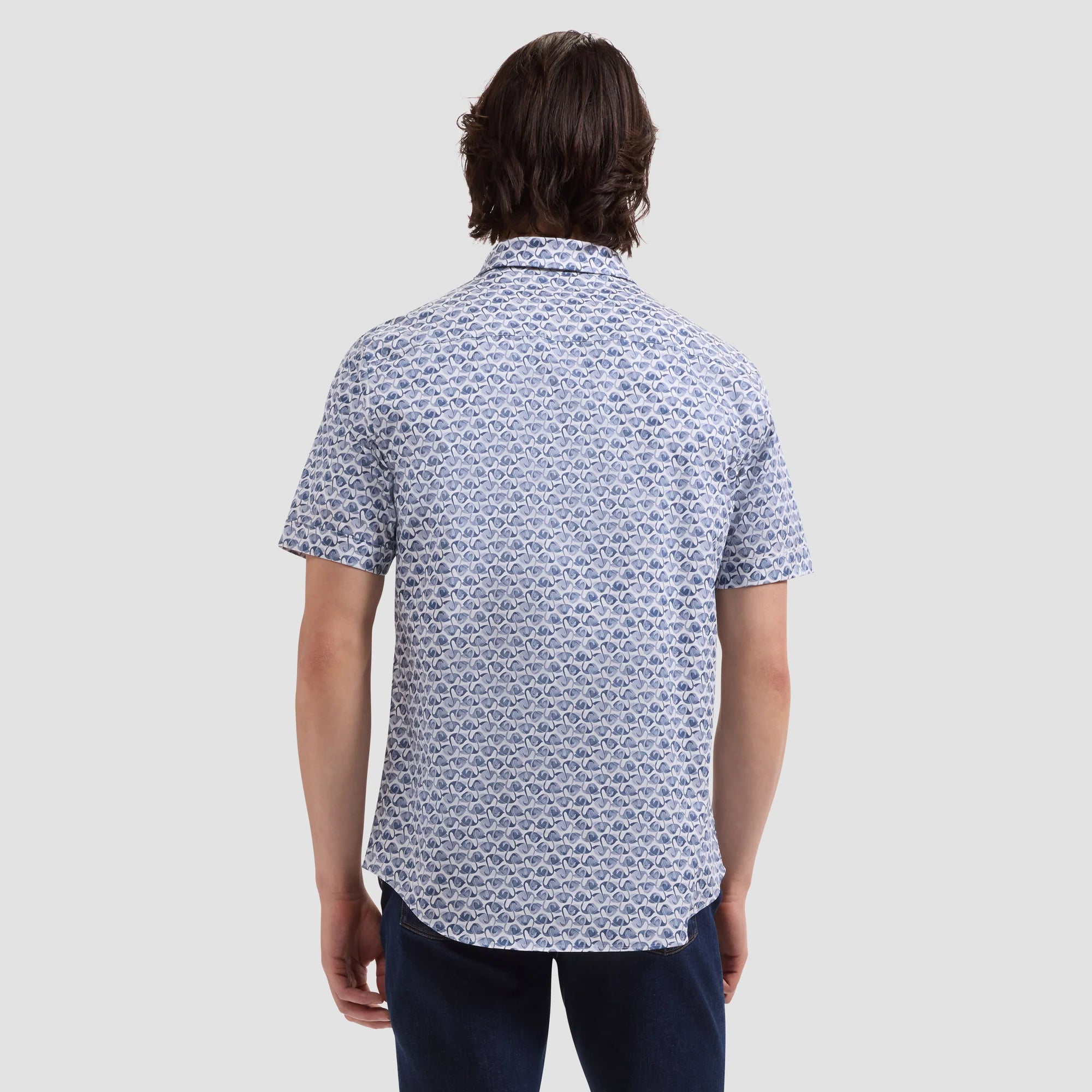 BUGATCHI - S/S ORSON WOVEN SHAPED JS3139S52S