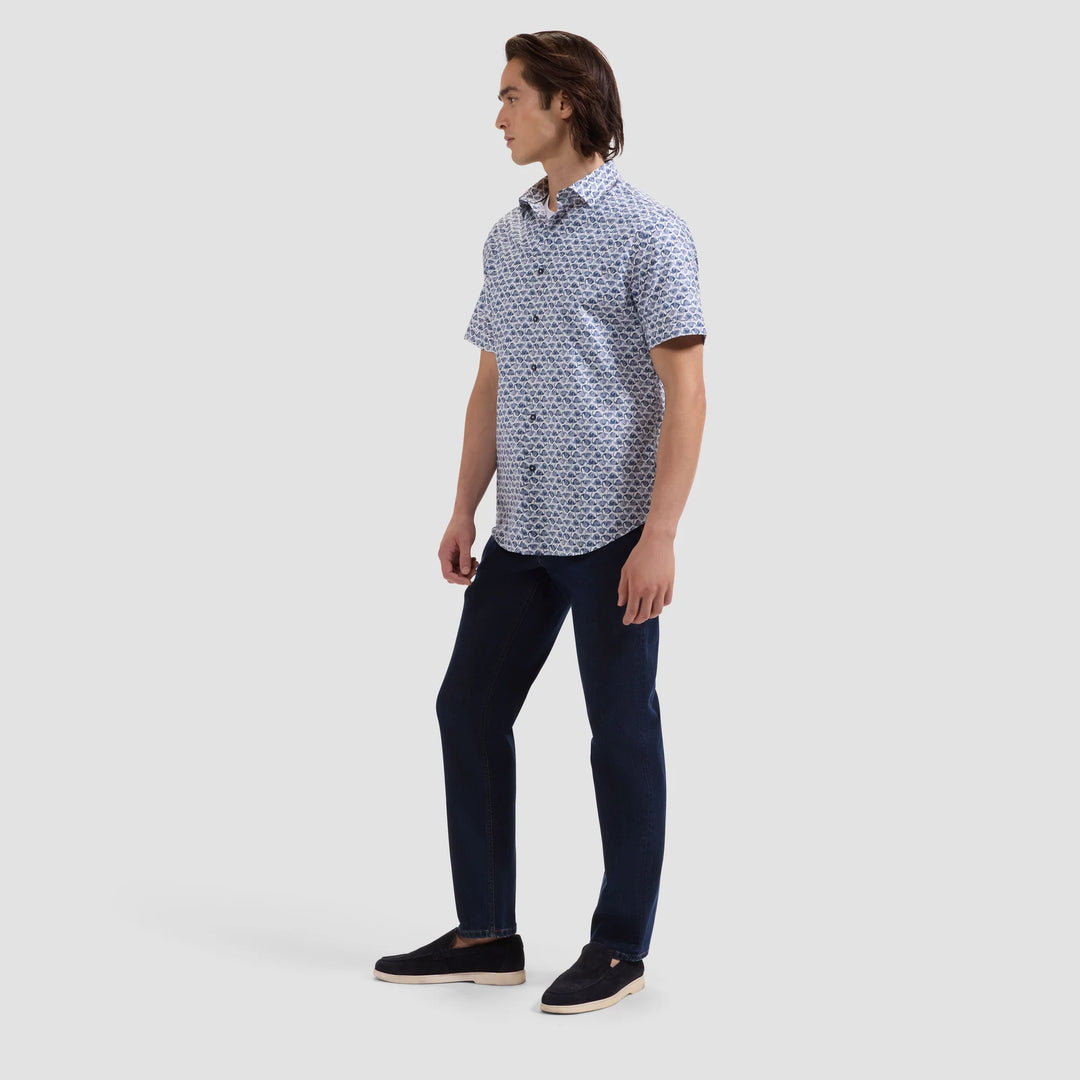 BUGATCHI - S/S ORSON WOVEN SHAPED JS3139S52S