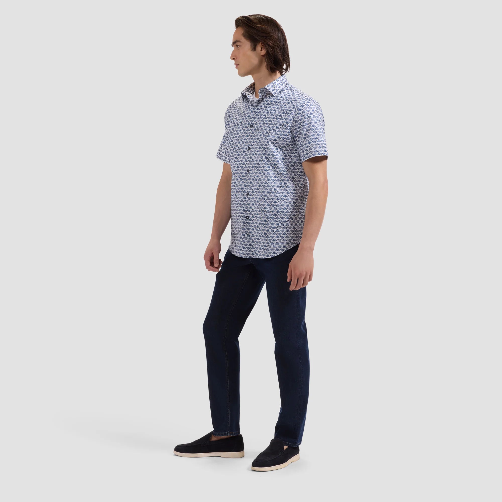 BUGATCHI - S/S ORSON WOVEN SHAPED JS3139S52S