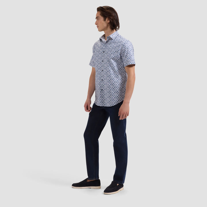 BUGATCHI - S/S ORSON WOVEN SHAPED JS3139S52S