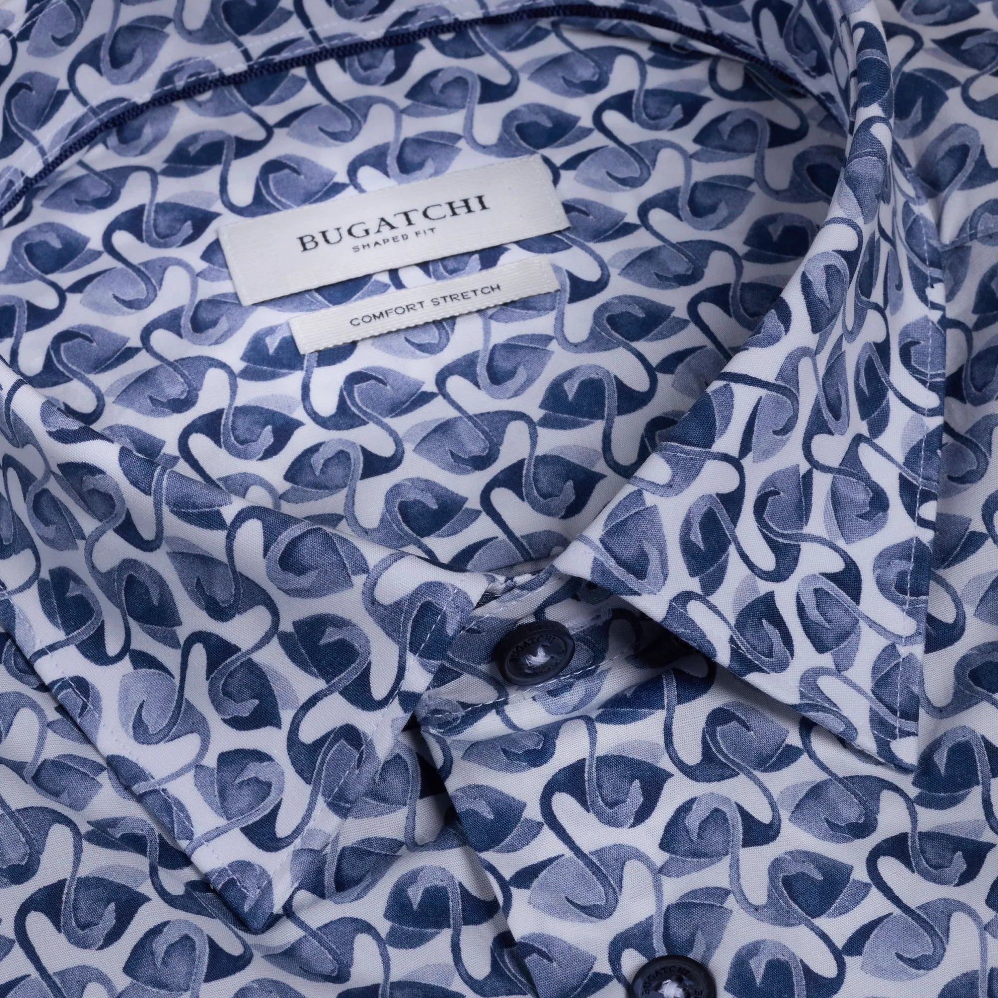 BUGATCHI - S/S ORSON WOVEN SHAPED JS3139S52S