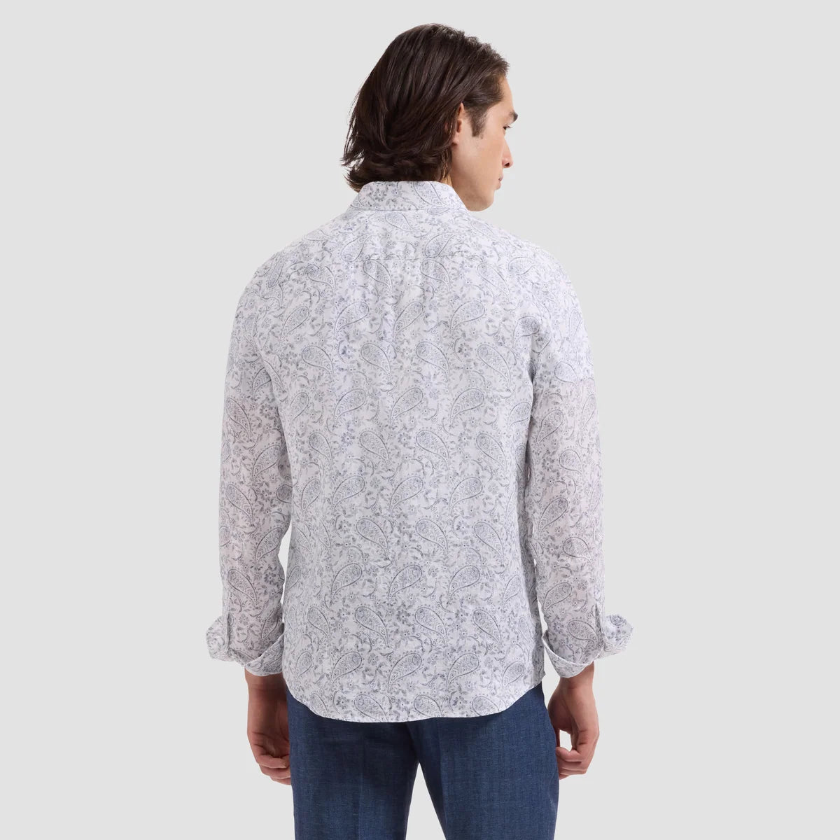 BUGATCHI - L/S JULIAN LINEN SHAPED JS5048L3S