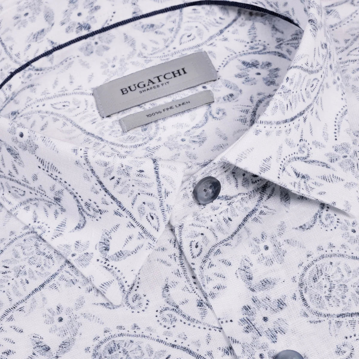 BUGATCHI - L/S JULIAN LINEN SHAPED JS5048L3S