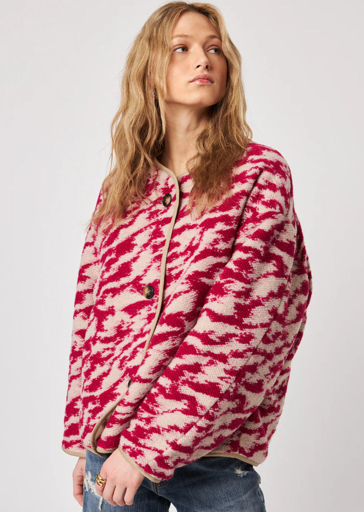 JOHN + JENN - WOMEN'S QUINCY SWEATER JACKET (REVERSIBLE)