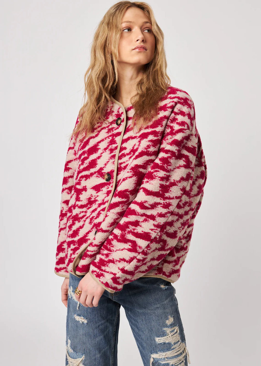 JOHN + JENN - WOMEN'S QUINCY SWEATER JACKET 