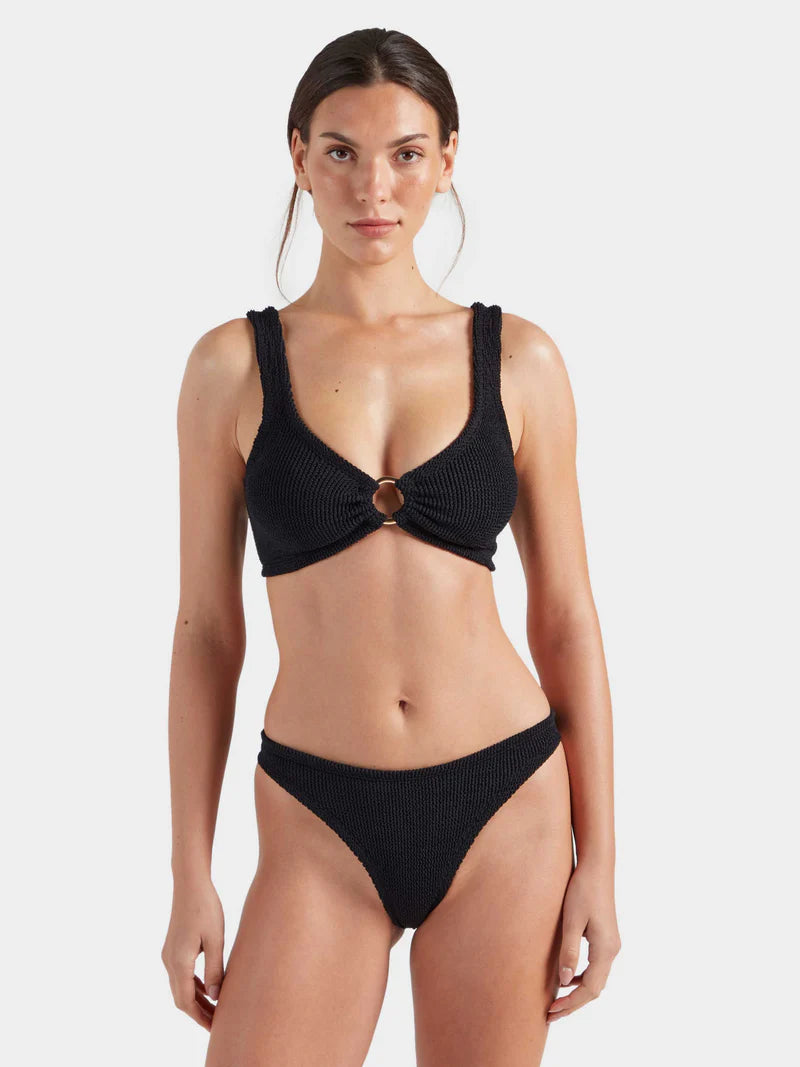 HUNZA G - JULIA GOLD HOOP BIKINI SET