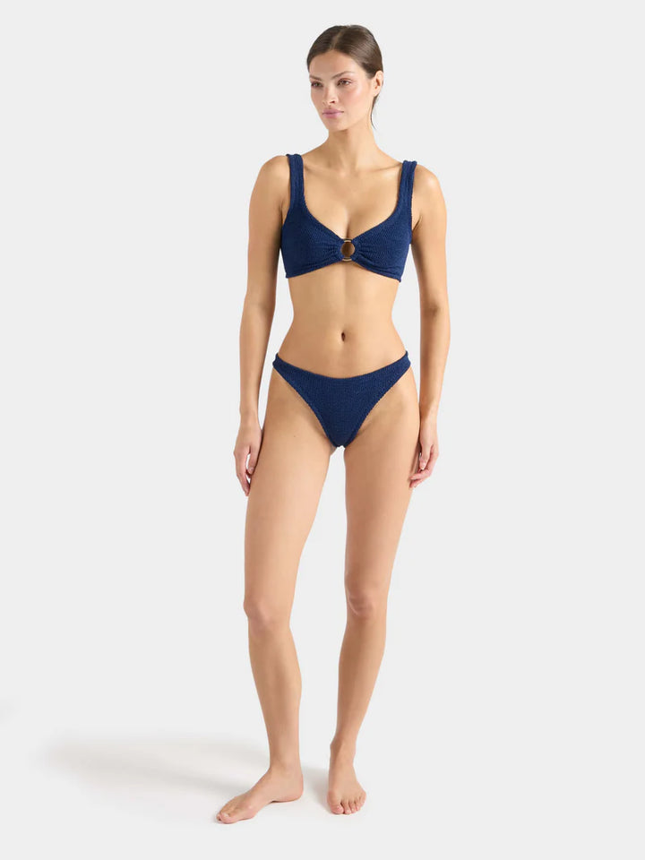 HUNZA G - JULIA GOLD HOOP BIKINI SET