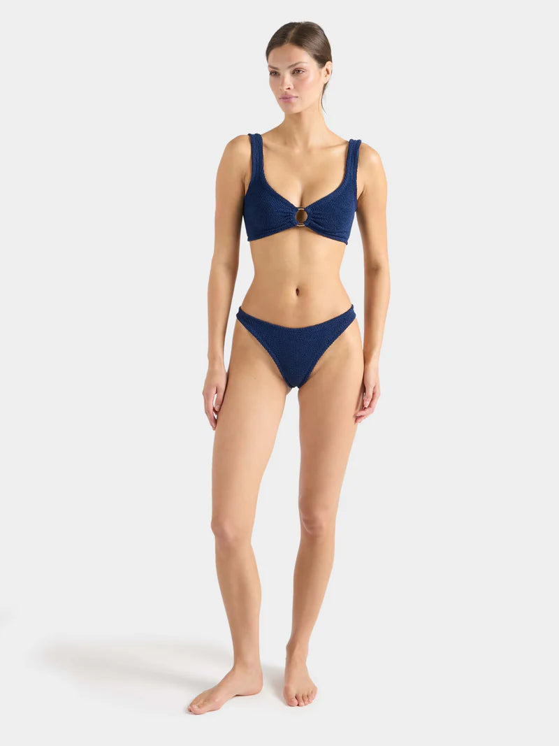 HUNZA G - JULIA GOLD HOOP BIKINI SET