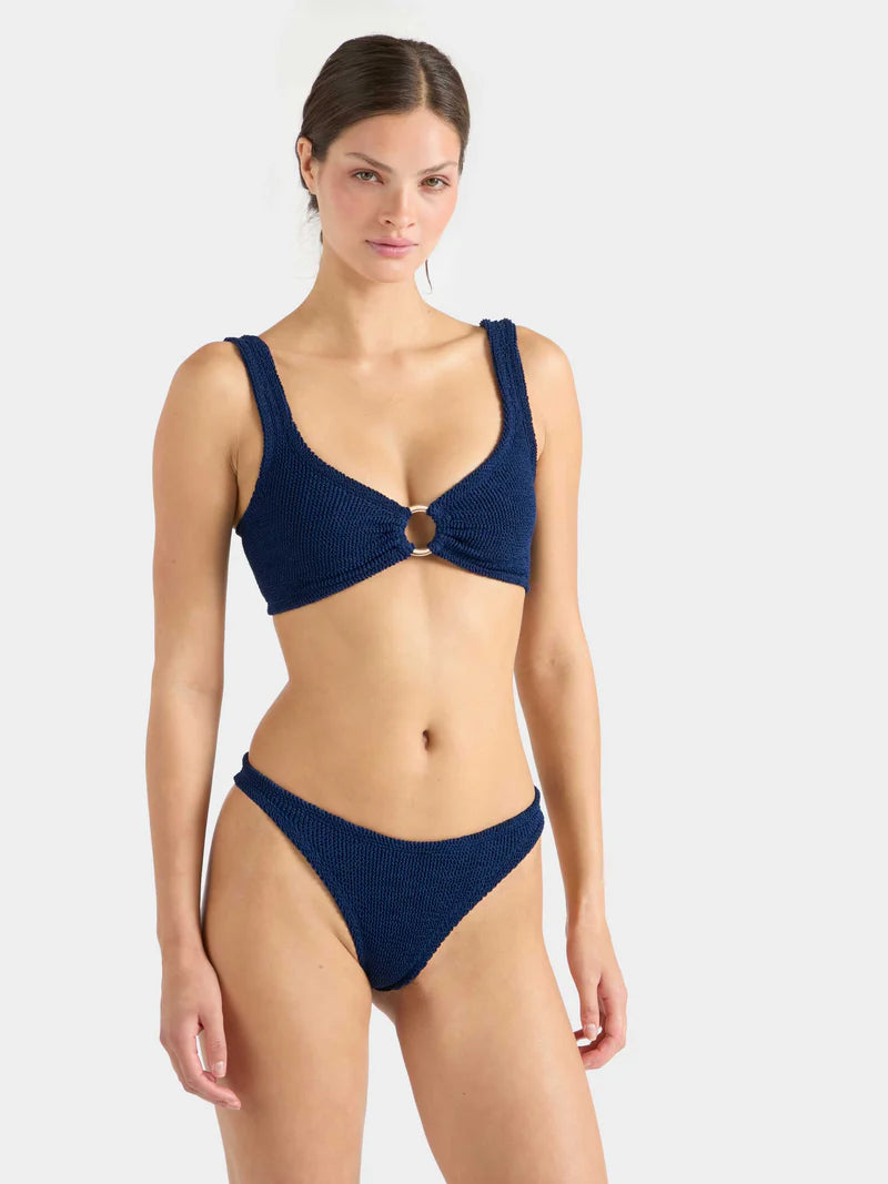 HUNZA G - JULIA GOLD HOOP BIKINI SET