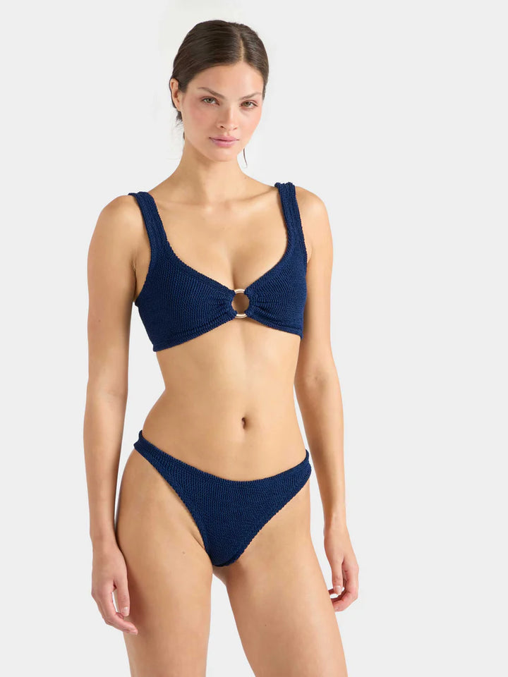 HUNZA G - JULIA GOLD HOOP BIKINI SET