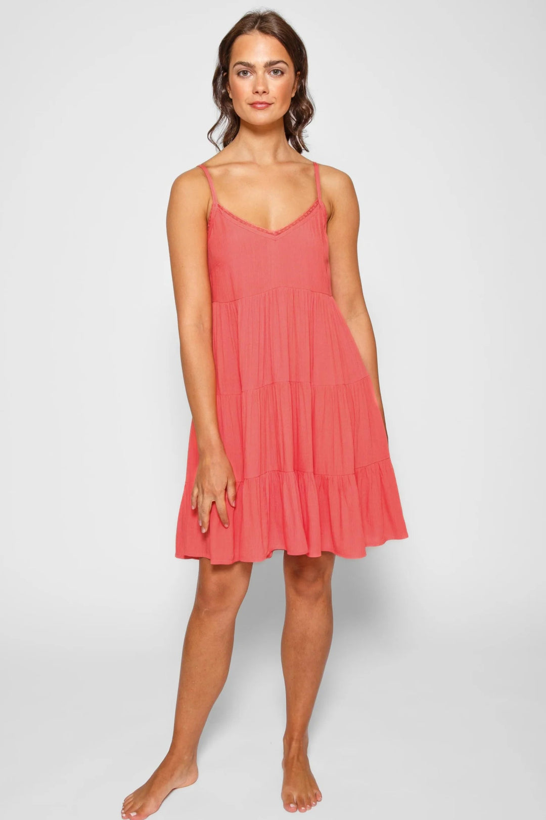 KOY RESORT- WOMEN'S MIAMI MINI TIERED DRESS Bigley Shoes and Clothing KOY RESORT- WOMEN'S MIAMI MINI TIERED DRESS Bigley Shoes and Clothing