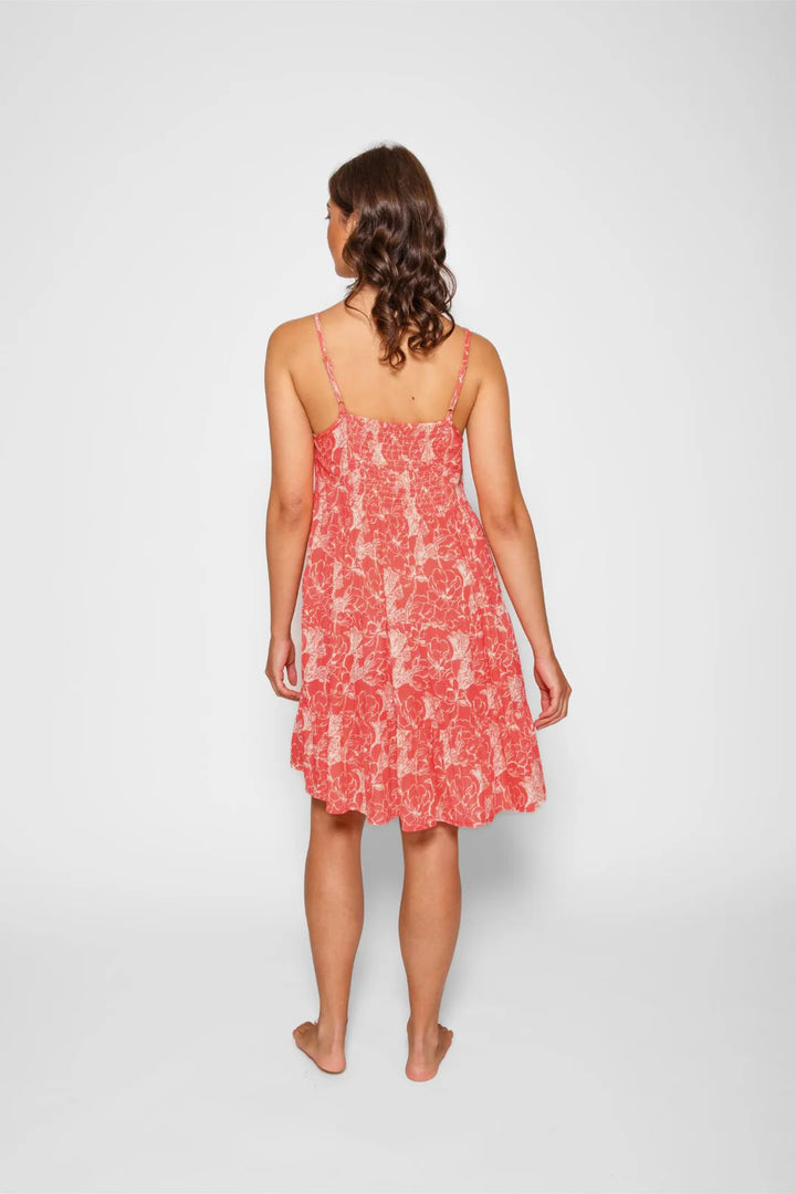 KOY RESORT- WOMEN'S BLOOM MINI TIERED DRESS