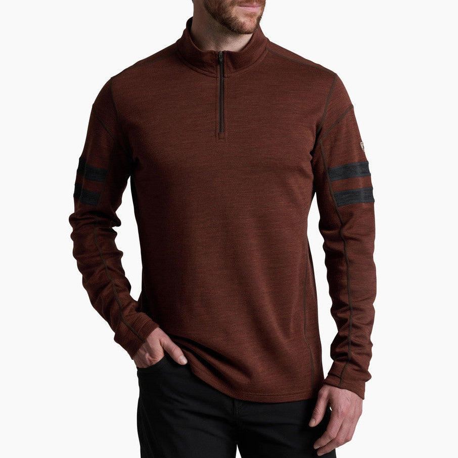 KUHL - MEN'S 1/4 ZIP TEAM MERINO PULLOVER