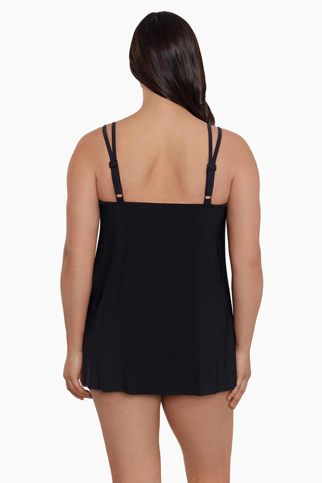 LONGITUDE- Hanky Long Torso Swim Dress Night