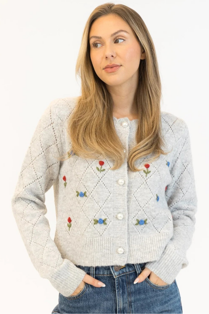 LYLA & LUXE - WOMEN'S LACEYROSE CARDIGAN