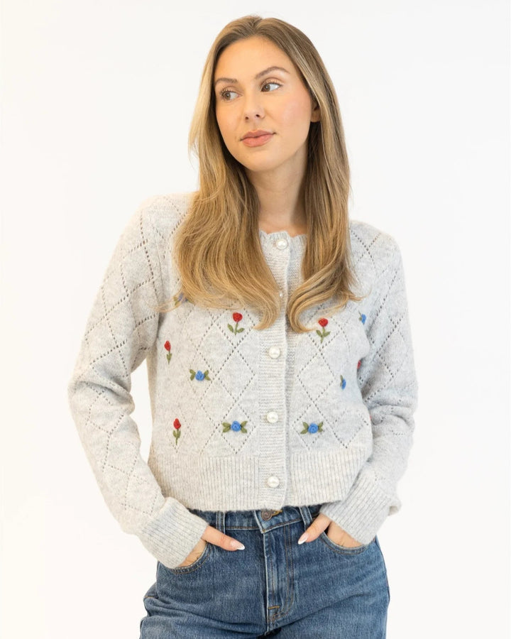 LYLA & LUXE - WOMEN'S LACEYROSE CARDIGAN 