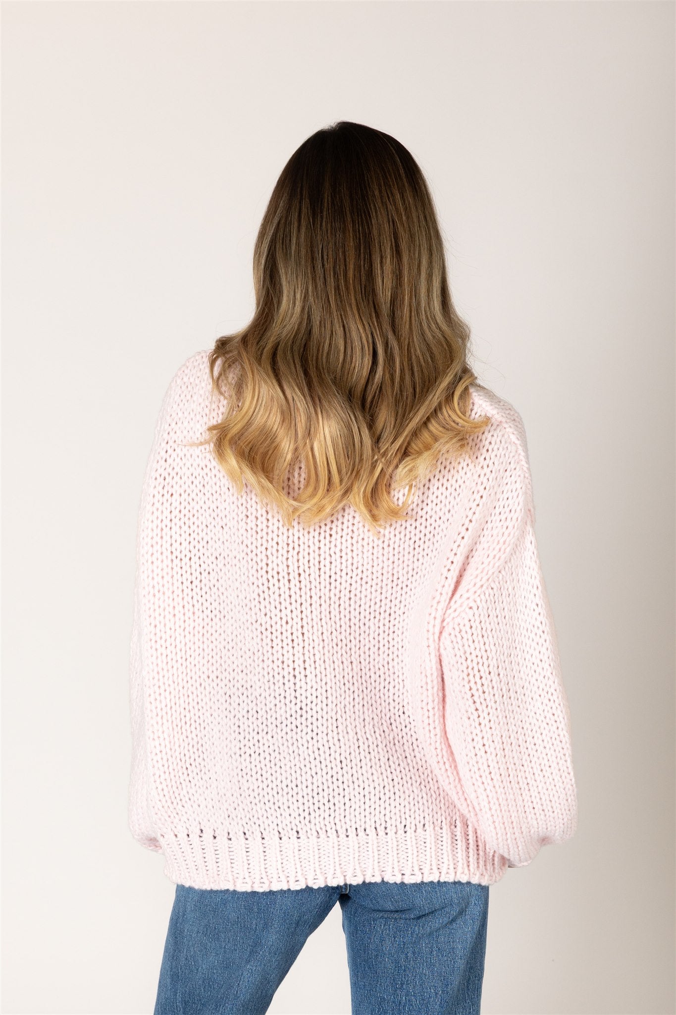 LYLA & LUXE - LUCY HAND KNIT HEART SWEATER