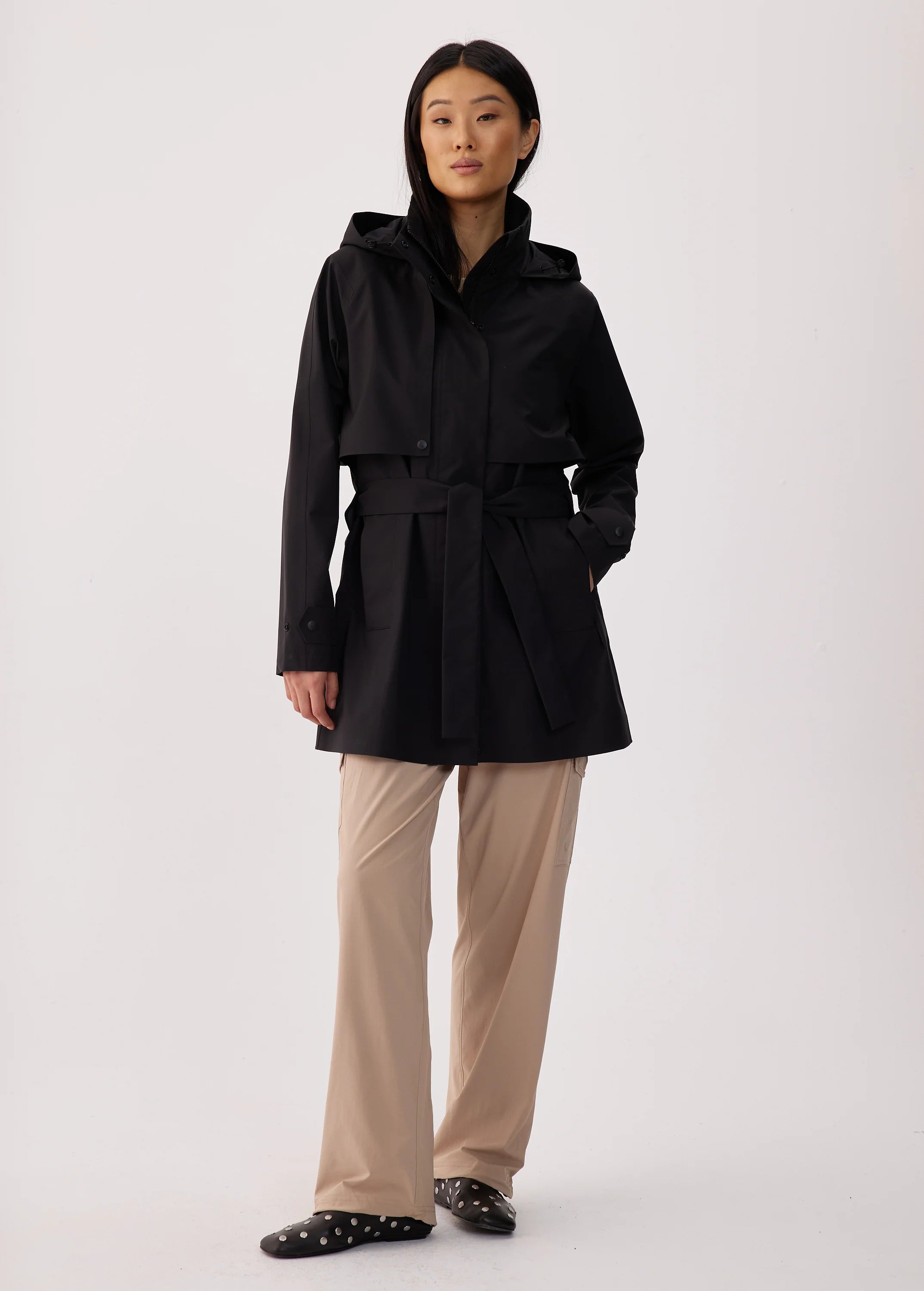 LOLE - ALIZE SHORT TRENCH COAT