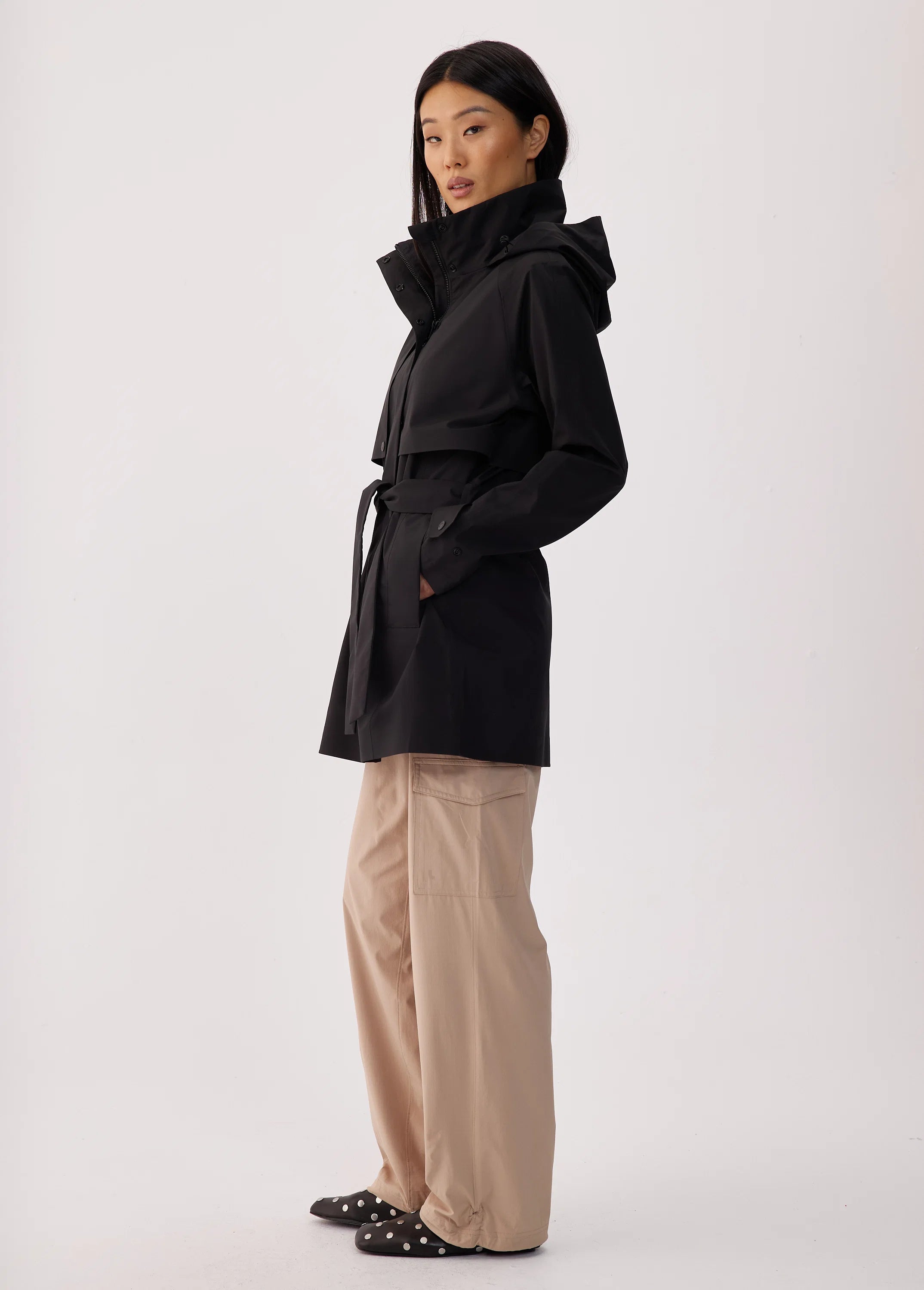 LOLE - ALIZE SHORT TRENCH COAT