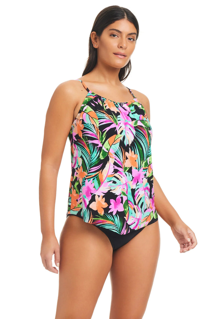 BEYOND CONTROL- WOMEN'S LXBB24406 TANKINI TOP