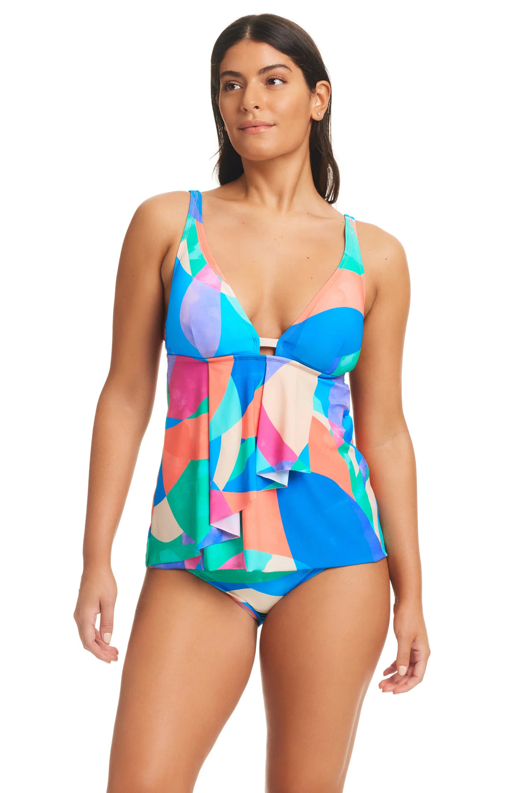 BEYOND CONTROL- WOMEN'S LXFC24402 TANKINI TOP