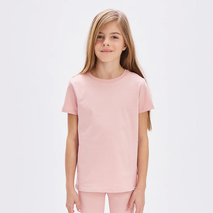 MILES THE LABEL - GIRL TOP S/S KNIT-PINK LT. 26SBW27T11-K