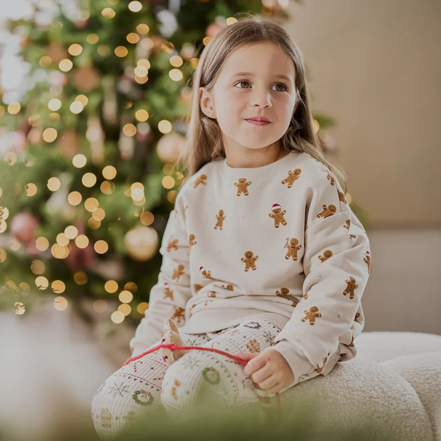 PETIT LEM - KID'S GINGERBREAD SWEATER