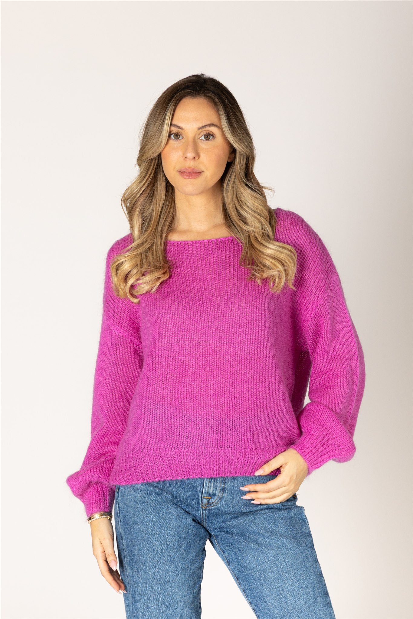 LYLA & LUXE - MARIGOLD MOHAIR PULLOVER SWEATER