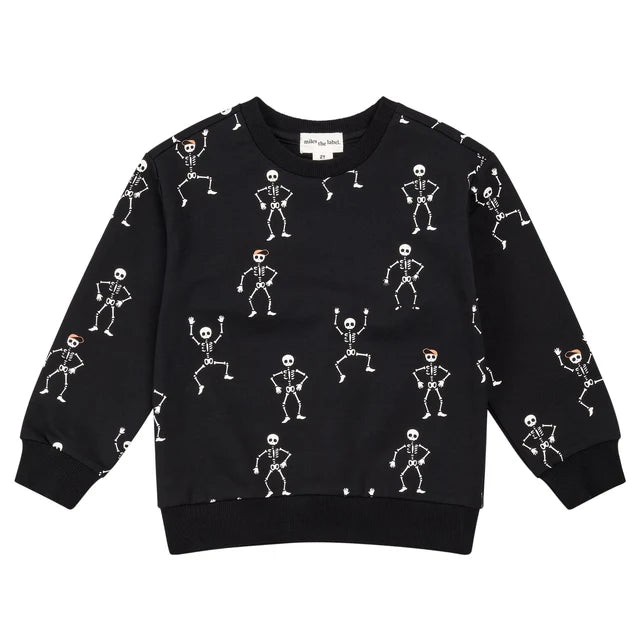 MILES THE LABEL - DANCING SKELETON SWEATSHIRT 
