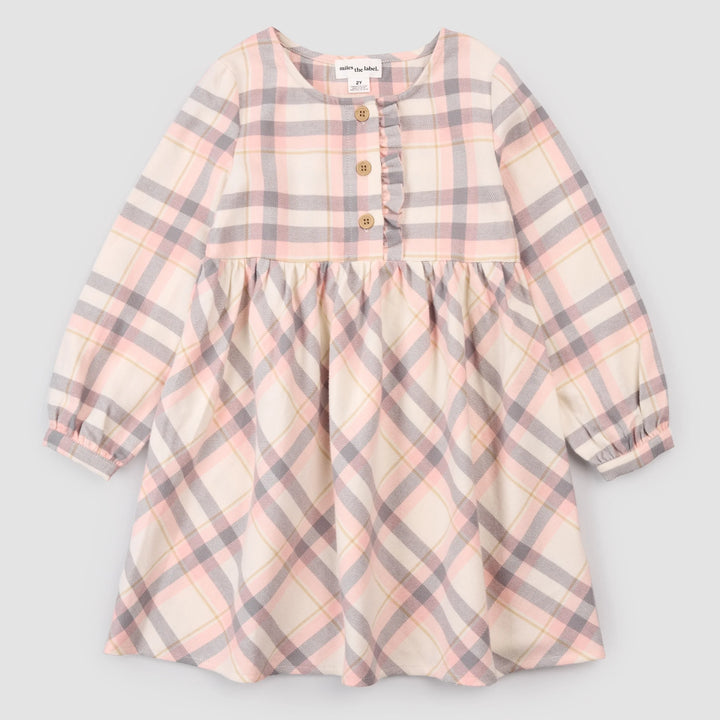 MILES THE LABEL - Plaid Flannel Dress 