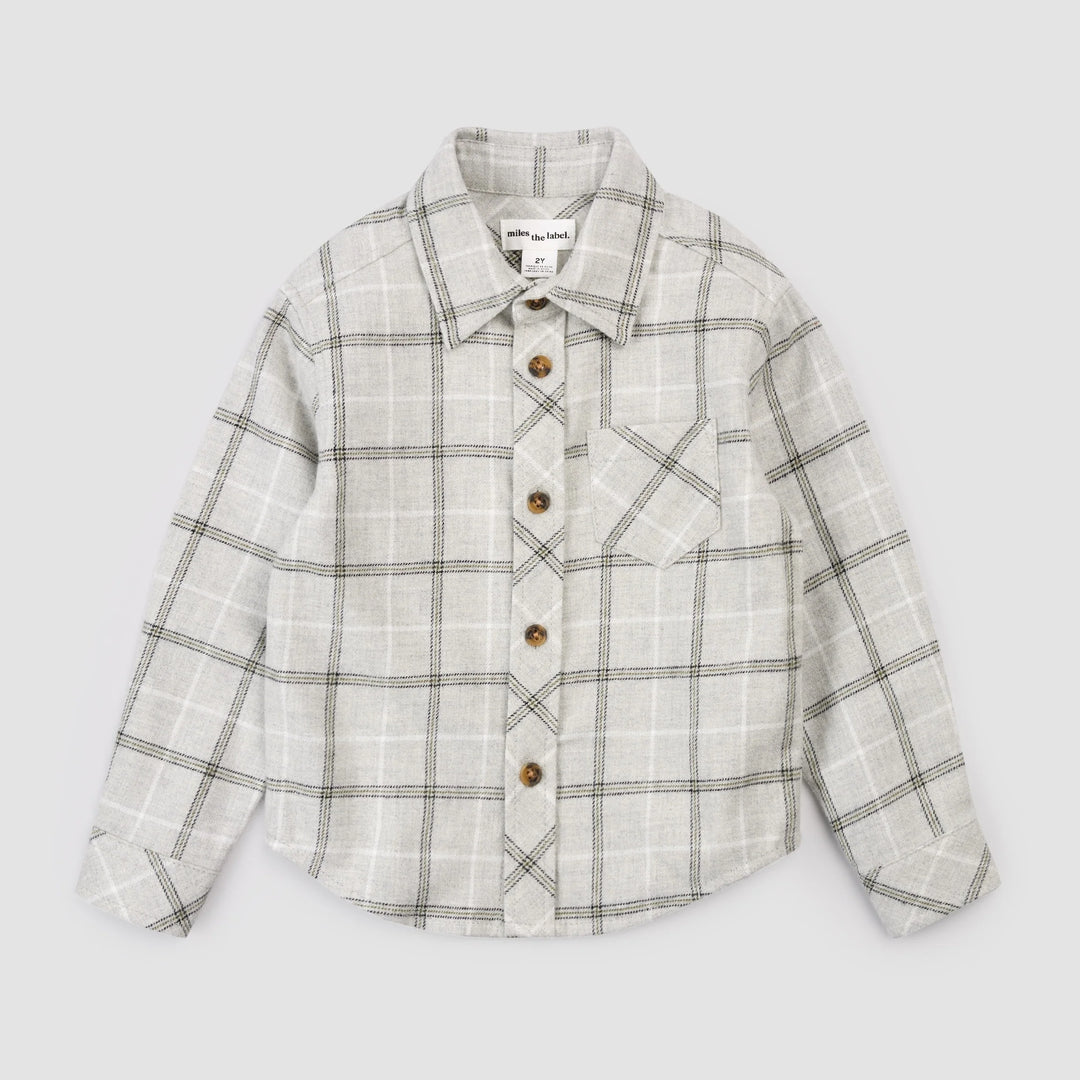 MILES THE LABLE - Plaid Flannel Shirt