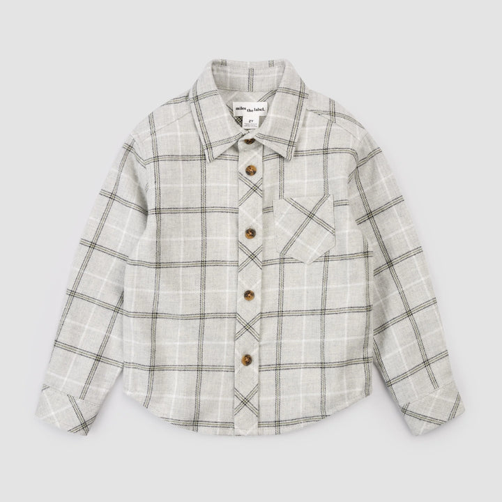 MILES THE LABLE - Plaid Flannel Shirt
