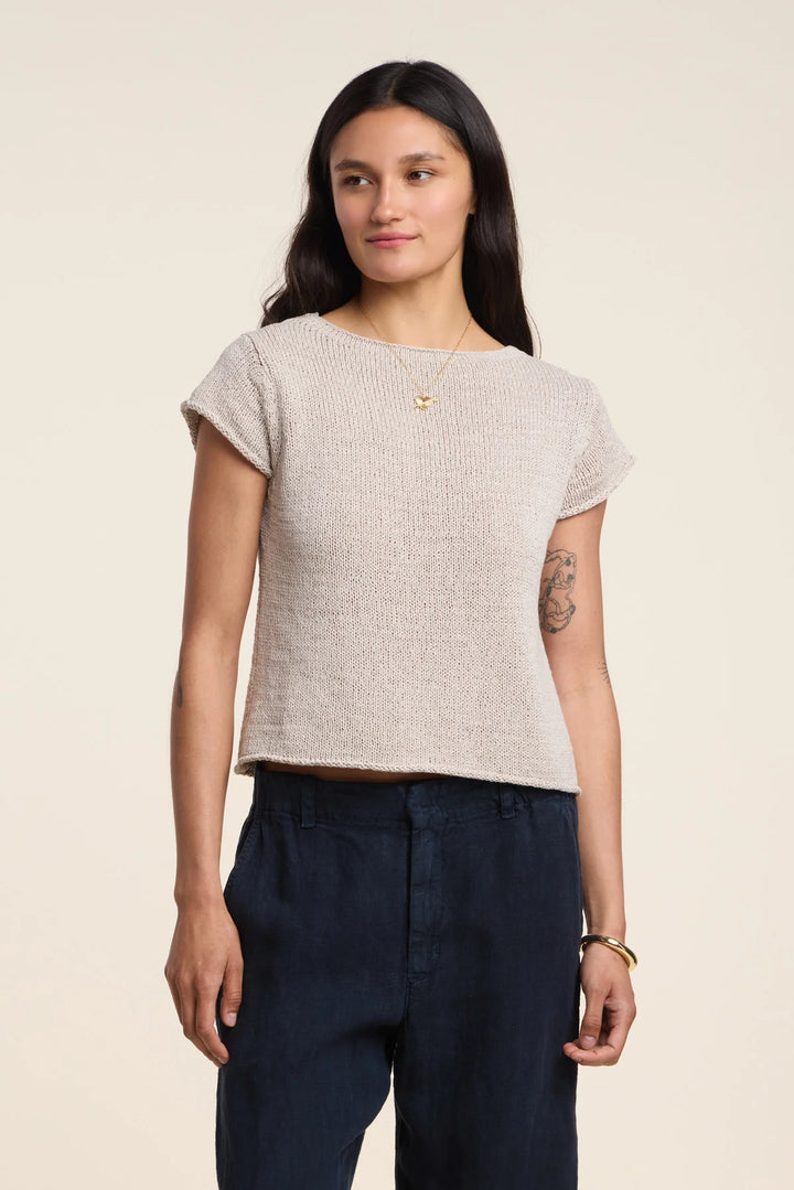VELVET - WOMEN'S MILOU07 COTTON TAPE TOP